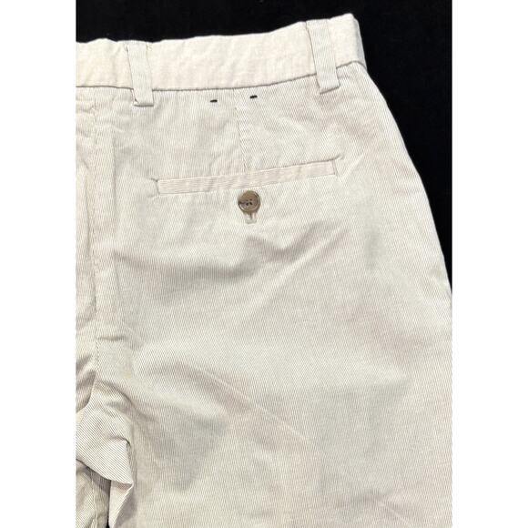 Banana Republic Aiden Club Men's Tan Shorts with White Stripes Size 29 - Picture 5 of 5